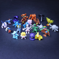 144 pièces transfrontalières 2-4cm résine Pokemoned main aveugle boîte artisanat poupée elfe boule ornements