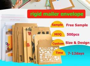 Tùy Chỉnh Logo In Vận Chuyển Gửi Thư Brown Tông Kraft Bao Bì Cứng Giấy Mailer Phong Bì - Product Image 4