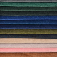Textile de Maison Multi Couleurs 100% Polyester Tissu de Velours Italien Tissu de Velours Italien