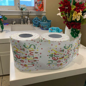Joyeux Noël, rouleau de <span class=keywords><strong>papier</strong></span> <span class=keywords><strong>toilette</strong></span> personnalisé imprimé, <span class=keywords><strong>papier</strong></span> <span class=keywords><strong>toilette</strong></span> de <span class=keywords><strong>blague</strong></span> de Noël, vacances de Noël - Product Image 5