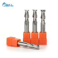 Herramienta de molinos de extremo de aluminio BFL CNC, carburo, 2 unidades