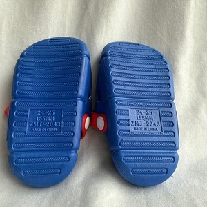 Ciabatte Sportive per Bambini Blu con Suola in PVC EVA Spessore 15mm Taglia 24-29 per Uso Esterno - Product Image 5