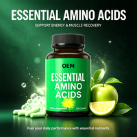 Capsules d'acides aminés essentiels en marque privée OEM, complément alimentaire pour adultes, nutrition pour la forme physique