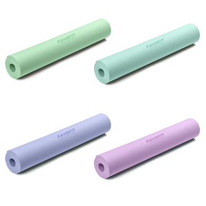 Échantillon gratuit Ensemble de tapis de <span class=keywords><strong>yoga</strong></span> épais respectueux de l'environnement en TPE imprimé personnalisé Tapis de <span class=keywords><strong>yoga</strong></span> de voyage antidérapants de 7mm avec logo - Product Image 5