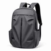 Sac à dos pour ordinateur portable multifonctionnel en nylon personnalisé de 14 pouces, léger, pour les voyages d'affaires, le bureau et l'école