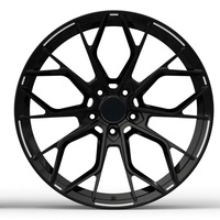 Jantes en alliage d'aluminium forgées en une seule pièce Rimpower Concave de luxe pour voitures, 22 pouces, 5x130, compatibles avec Porsche Taycan