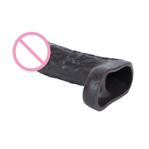 Extensor de Pene SXXY de 6 Pulgadas, Funda para Pene Negra, Accesorio para Pene, Condón Reutilizable, Juguetes Sexuales para Parejas - Product Image 5