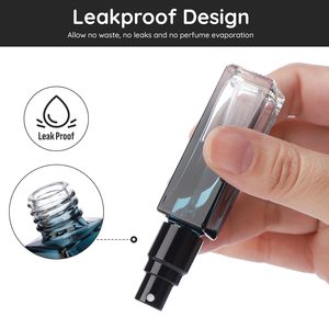 ขวดแก้วน้ำหอมขนาด 10 มล. พร้อมหัวฉีดสำหรับน้ำหอม ขวดสีไล่ระดับสำหรับทำน้ำหอม - Product Image 3