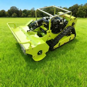 800 मिमी कृषि रोबोट फ्लइल मोवर डीजल रिमोट कंट्रोल कृषि और वानिकी झाड़ी समाशोधन और मिलिंग मशीन - Product Image 5