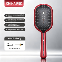 Peigne massant électrique pour le cuir chevelu avec embout en nylon pour la croissance des cheveux avec solution de Minoxidil - Thérapie quotidienne pour la maison et l'hôtel