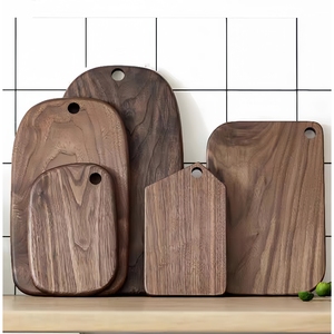 Chất lượng cao làm bằng Gỗ Óc Chó Đen Bắc Mỹ nhà bếp đang chặt khối có thể gập lại gỗ thớt cho thực phẩm & pho mát - Product Image 3