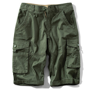 Pantalones Cortos Cargo de Algodón para <span class=keywords><strong>Hombre</strong></span>, Talla Grande, con Múltiples Bolsillos, para Deportes al Aire Libre y Moda Casual, Verano 2026 - Product Image 4