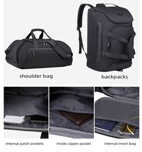 Custom Print Logo Waterproof Oxford Luggage Travel Bag <b>Large</b> Capacity Outdoor Travel <b>Backpack</b> Portable Sport Duffle Bag for Men - Product Image 4