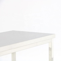 Équipement de restaurant, table de travail commerciale en acier inoxydable pour cuisine de restauration rapide