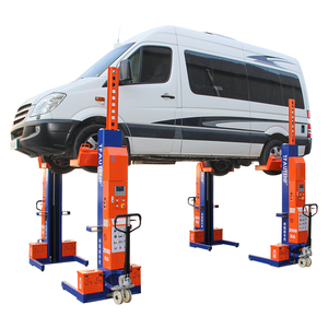 Elevador de Autos Móvil de 10 Toneladas de Capacidad, Accionamiento Electrohidráulico de 4 Postes, para Reparación de Vehículos de Nueva Energía TF-F100EW Dou - Product Image 5