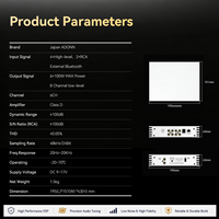 ADONN Car DSP Amplifier 6 Kanal  Langsung dari Pabrik Prosesor Audio Kelas D High Fidelity untuk Peningkatan Sistem OEM