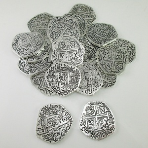 5 Monedas Pirata de Metal de Colores Variados, Doblón Español, Moneda de Juego de Mesa del Tesoro Pirata - Product Image 6