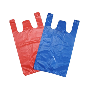 Wholesale Custom T-Shirt Plastic Bags Made in Vietnam Supermarket Carry Bags with Gravure Printing Thank You Bags with Logos - Product Image 1