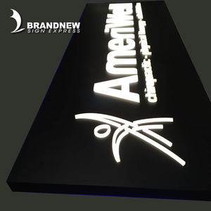 علامة Brandnewsign لوحة خلفية ثلاثية الأبعاد بإضاءة خلفية بإضاءة خلفية علامة حرف 3D علامة شعار الإعلان - Product Image 4