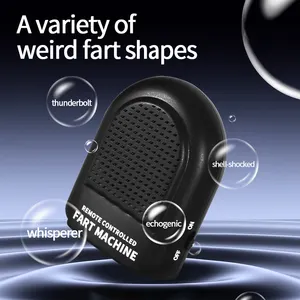 Promosi lucu pengendali jarak jauh portabel berbeda suara realistis mainan hadiah Natal bahan ABS mesin kentut