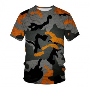 Chang Hombres Negro Blanco Camuflaje 3D Imprimir camisetas Unisex Multi Diseño Camuflaje Imprimir 3D camiseta - Product Image 2