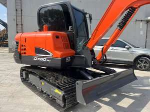 DOOSAN DX60 Pelle sur chenilles d'occasion de 6 tonnes Origine coréenne Bonne performance Pompe à moteur à noyau Modèle 2023 Capacité du godet de 0.21m - Product Image 4