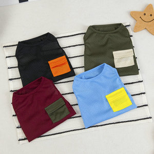 Moda bolsillo transpirable fino Mest perro chaleco venta al por mayor ropa para mascotas nuevo diseñador Primavera Verano perro y gato ropa - Product Image 2