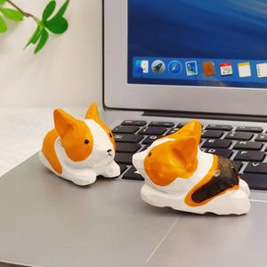 Statuette Artigianali in Legno di Gatti e Cani, Bambole in Stoffa, Ornamenti da Scrivania, Gatti Volanti e Cani in Miniatura, Artigianato da Viaggio GOOD MR-028 - Product Image 2