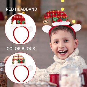 Nouveau Design de Noël de Santa Bandeau Boucle <span class=keywords><strong>Enfants</strong></span> Adulte Santa Party Décoration Chapeau De Noël Bandeau Fournitures - Product Image 5