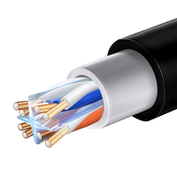 Cable de Red de Comunicación para Exteriores Personalizado Cat6 UTP FTP STP SFTP con Conductor de Cobre Puro, Cable LAN