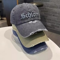 Gorra de Béisbol Vintage con Logotipo Personalizado OEM, Gorra de Estilo Desgastado, Gorra de Moda Versátil para Protección Solar, Venta al Por Mayor de Fábrica