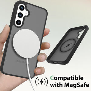 <span class=keywords><strong>Coque</strong></span> de téléphone magnétique sans fil transparente antichoc à effet peau en acrylique haute qualité pour Samsung <span class=keywords><strong>Galaxy</strong></span> A35 <span class=keywords><strong>5G</strong></span> - Nouveau - Product Image 4