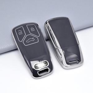 DM Clé de voiture en TPU de bonne qualité, très vendue, adaptée aux clés de voiture Audi Smart A4l Q5l A5 <span class=keywords><strong>Q7</strong></span>, protection complète, clé souple, télécommande automatique - Product Image 3