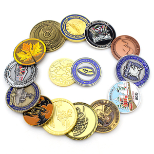 Goedkope Custom Size Maak Je Eigen Emaille 3d Gegraveerde Metalen Ronde Vorm Challenge Munt Met Logo - Product Image 1