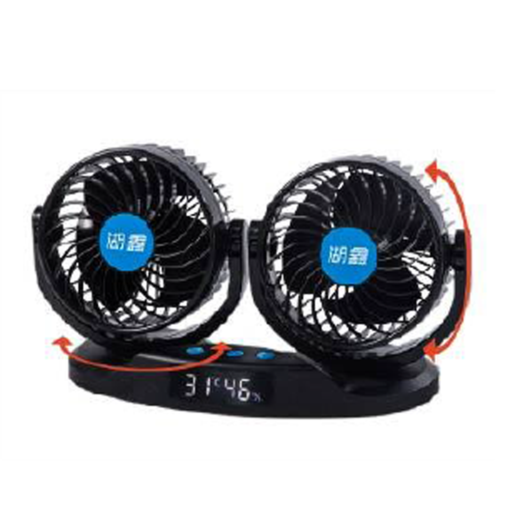 New Product Ideas 2022 Customization Car Air Freshener Fan DC 12V Windshield Car Fan Heater