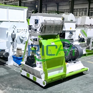 RICHI Custom ized 1-2t/h Graskorn Tierfutter Holzhammer Mühle - Product Image 2