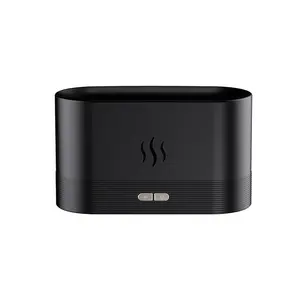 Ce Goedgekeurde Vlam Aroma Diffuser 180Ml Stille Etherische Olie Diffuser Olie Geuren Brandnevel Luchtbevochtiger Met Verlichting