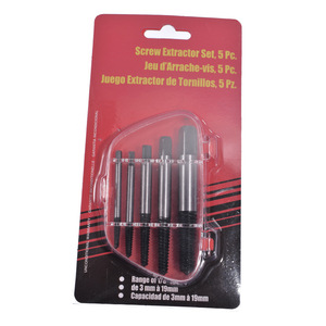 Juego de 5 Herramientas para Quitar Tornillos y Pernos Dañados, en Caja, Directo de Fábrica, Eficiente Extractor de Tornillos - Product Image 1
