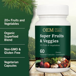 Grosir kapsul buah & sayuran Super 20 + buah sayuran dukungan nutrisi untuk dewasa suplemen makanan - Product Image 5