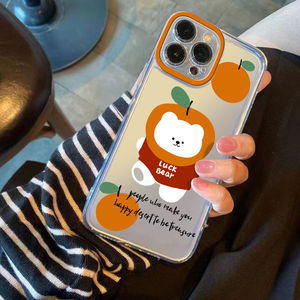 Nouvelle coque de téléphone transparente en TPU Persimmon Puppy, compatible avec <span class=keywords><strong>iPhone</strong></span> 8 X Xr Xs <span class=keywords><strong>11</strong></span> 12 13 14 15 16 17 Pro Max - Product Image 2