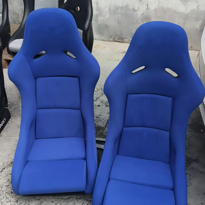 Sièges de course Recaro Pole Position en velours bleu pour Honda Civic EG EK EP3 FD2 FN2 <span class=keywords><strong>FK2</strong></span> FK8 FL5 - Product Image 1