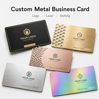 Individuelle Blanko-Metallkarten aus 304 Edelstahl für Lasergravur und -druck, Visitenkarten aus Metall