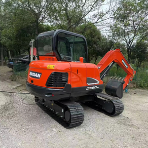 Excavadora sobre orugas Doosan DX60-Precio asequible, excavadora de segunda mano de 6 toneladas original coreana - Product Image 2