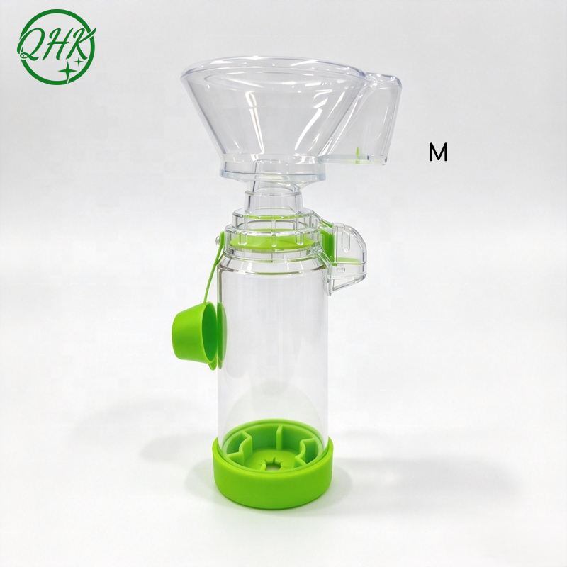 Coloured Inhalers 175mL Green Inhaler Spacer With Universal Adaptors for Most MDIs ...