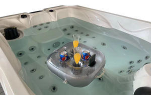 Soporte Flotante Premium Portátil de 8 Orificios para Bebidas, Barra Inflable para Piscinas y Jacuzzis, Equipo Versátil para Deportes Acuáticos - Product Image 2