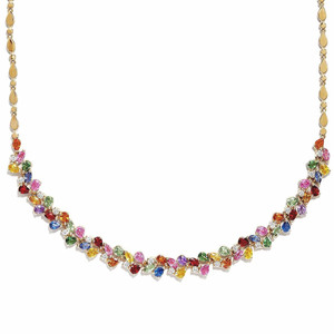 Bijoux en pierre arc-en-ciel incrustés d'argent <span class=keywords><strong>Calendrier</strong></span> <span class=keywords><strong>de</strong></span> <span class=keywords><strong>l</strong></span>'<span class=keywords><strong>avent</strong></span> Boîte à bijoux arc-en-ciel pour filles Bijoux en obsidienne arc-en-ciel Colliers en argent - Product Image 2