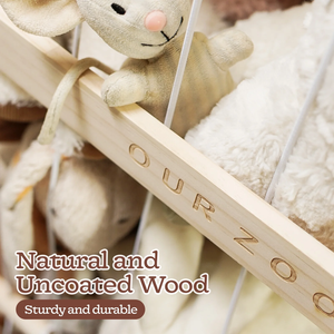 Scaffale ad Arco in Legno per Giocattoli, Organizzatore per Peluche, <span class=keywords><strong>Grande</strong></span> Contenitore per Camerette di Bambini e Neonati - Product Image 4