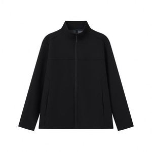 Customized Logo Fleece Work <b>Jacket</b> Coat Men Zip up Windbreaker With Stand Collar Run Sports Trekking Outdoor Softshell <b>Jackets</b> - Product Image 3