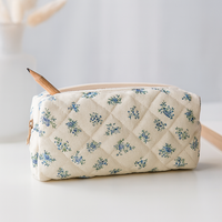 Sac de toilette en toile matelassé à fermeture éclair avec logo personnalisé, de grande taille, imprimé, de qualité supérieure, en gros, fabriqué en Chine, pour femmes