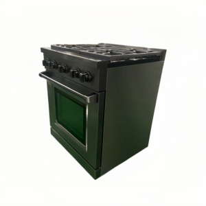 30 inch 4.6 Cu. Ft. Slide in Gas <b>Range</b>, 4 Burner, Convection Oven, Cast Iron Grates and Black PVD Coated Stainless Steel - Product Image 6